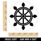 Ship Boat Wheel Nautical Rubber Stamp for Stamping Crafting Planners
